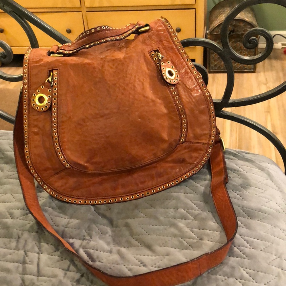 Rebecca Minkoff crossbody leather saddle bag